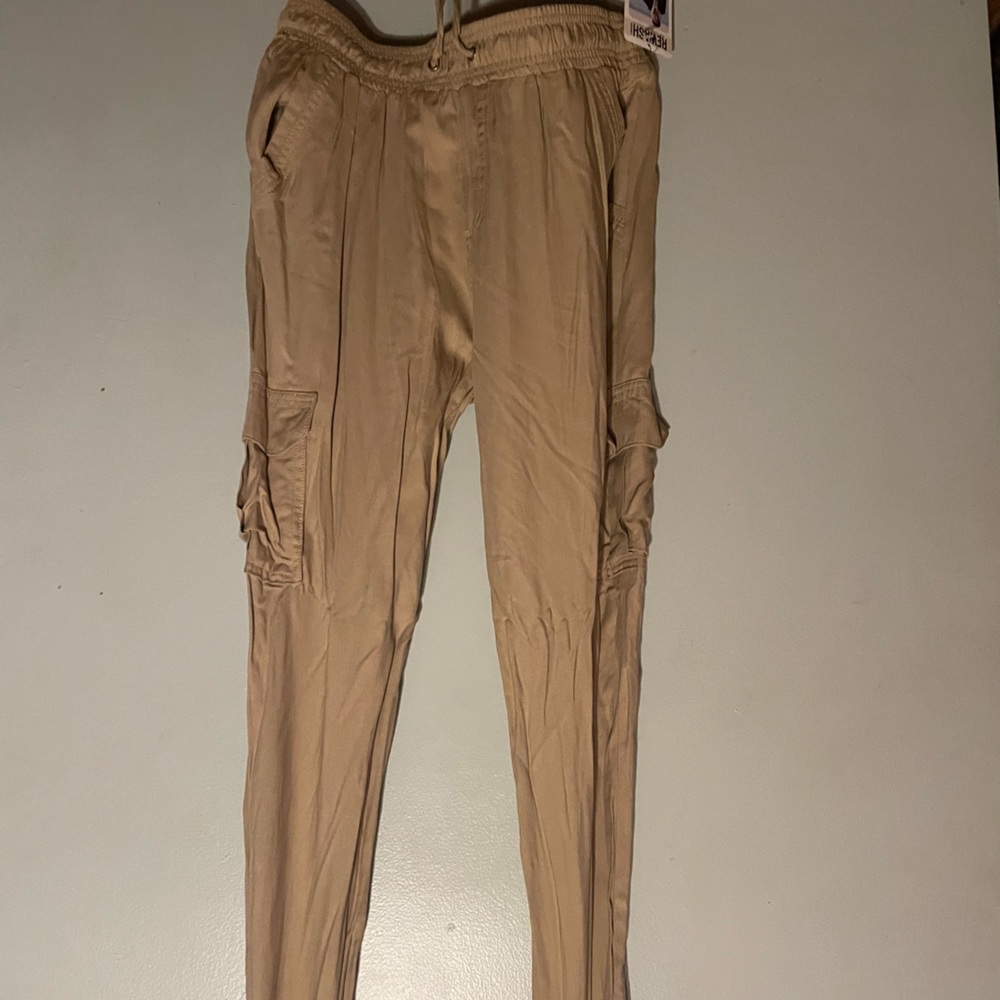 Rewash large rayon hogger cargo pant